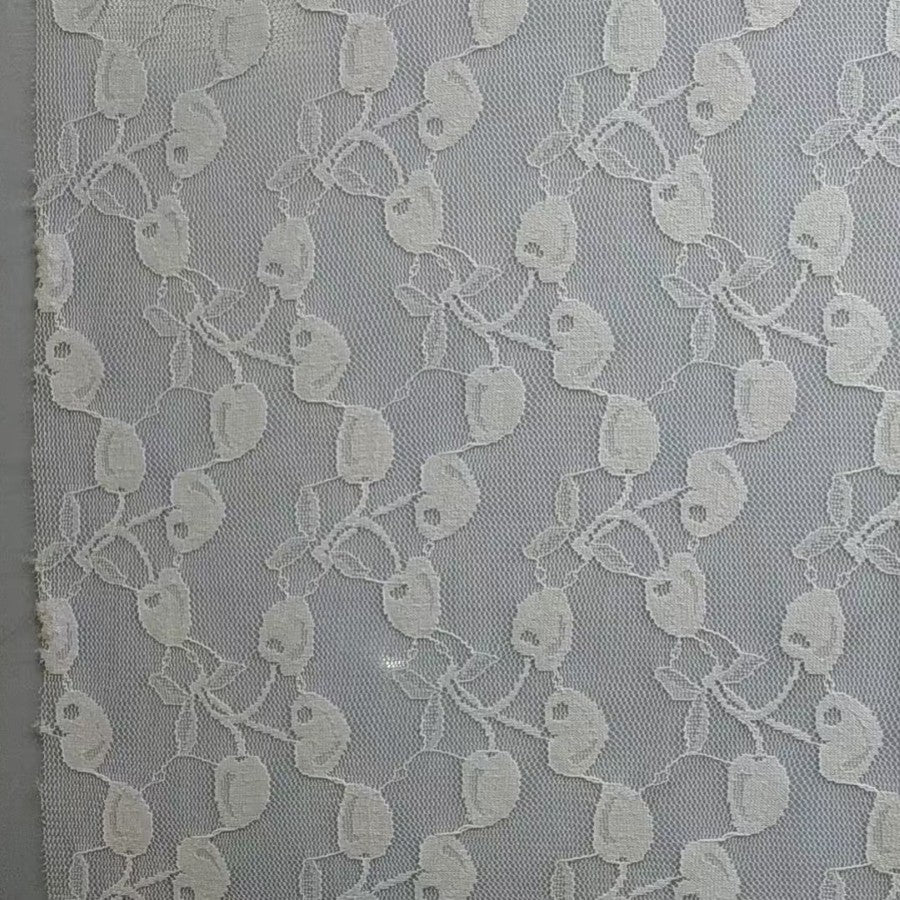 freedombeauty|Hot Selling Popular Nylon Lace Fabric with 3D Ribbon Mesh Base for Women's Dresses and Gowns Decoration Materials