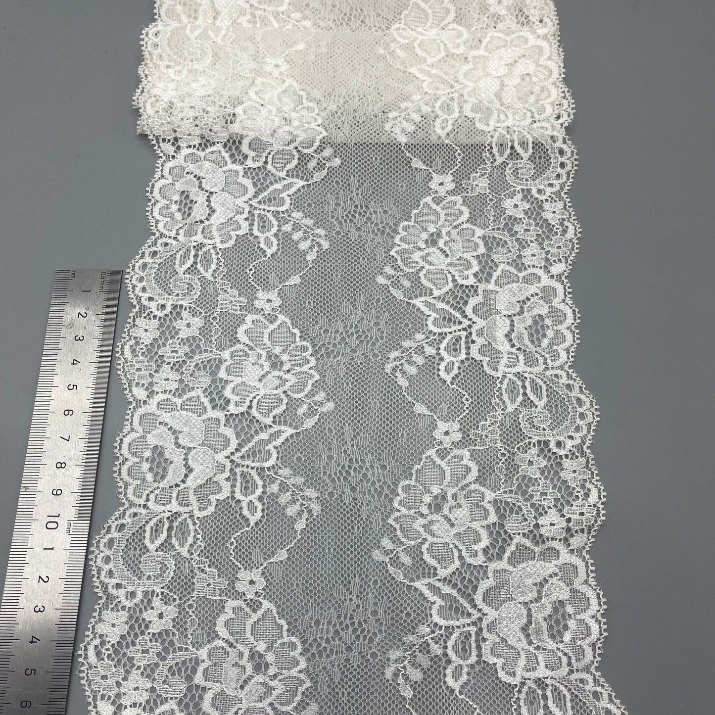 freedombeauty|18CM Nylon Lace Fabric Stretch Hollow Out Dress, Pajamas, Wedding Dress Lace Trim