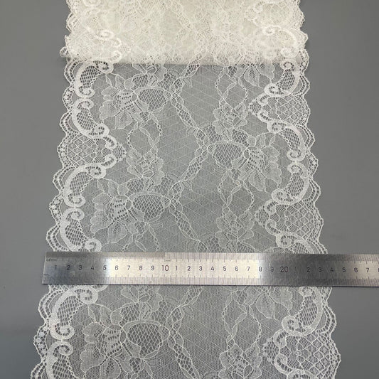 freedombeauty|24CM Multicolor Wavy Lace Trim Wedding Dress Lingerie Accessories DIY Clothing Decoration
