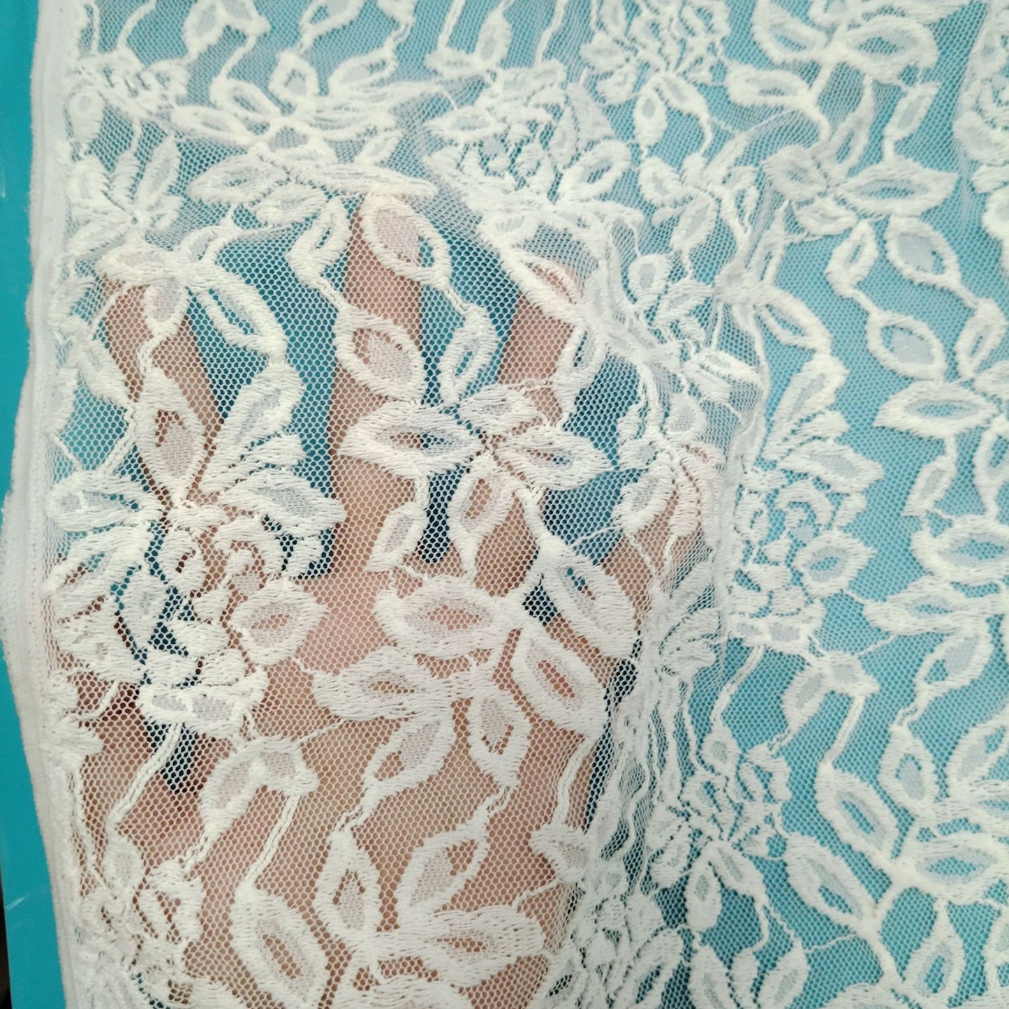 freedombeauty|Guangzhou Hot-Selling Stretch Lace Fabric with Ruffled Edges for Base Shirt, Dress, Swimsuit, Underwear Lace Material In Stock