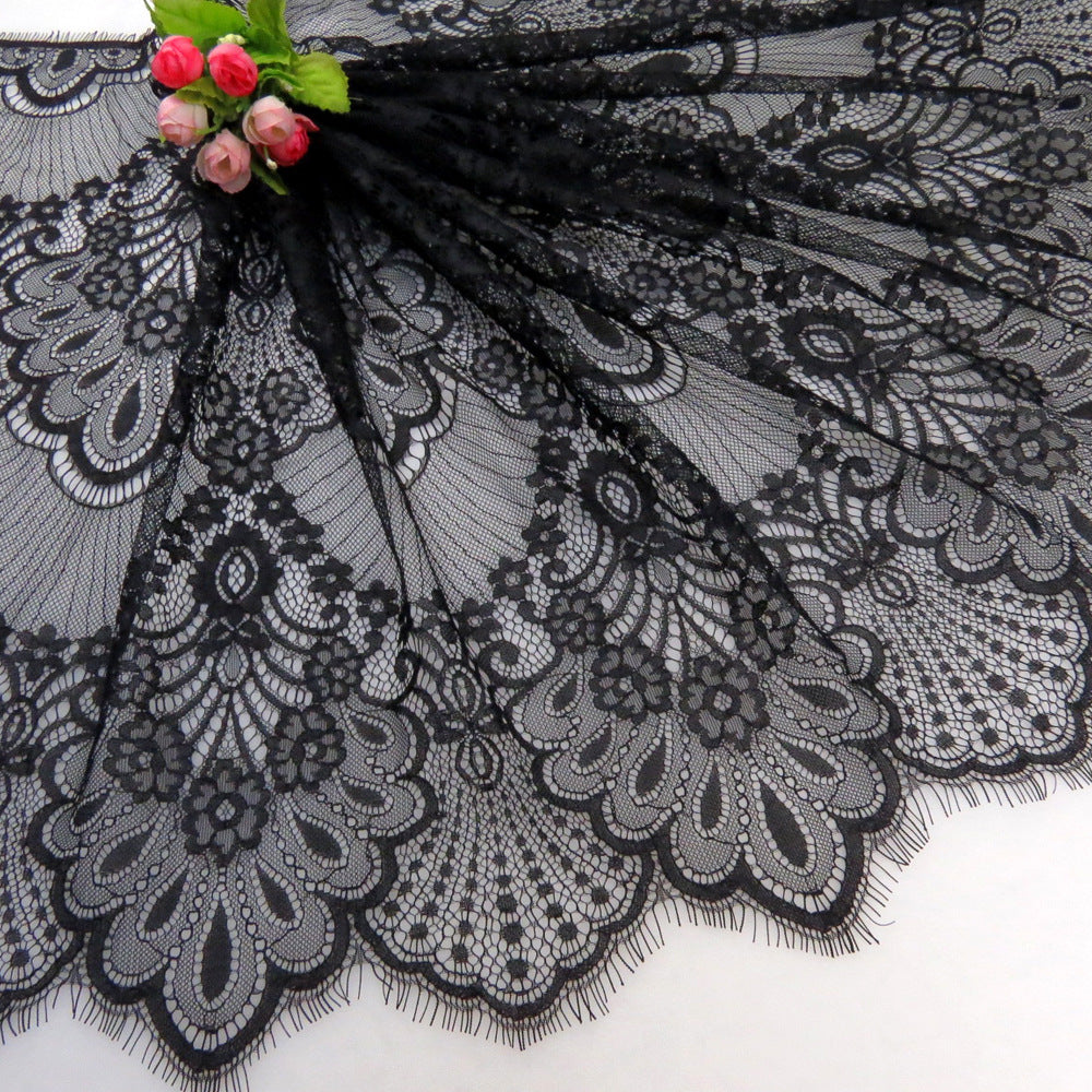 FREEDOMBEAUTY | Spot 47cm unilateral eyelash lace clothing underwear accessories decorative lace, trendy Shangjia lace wholesale