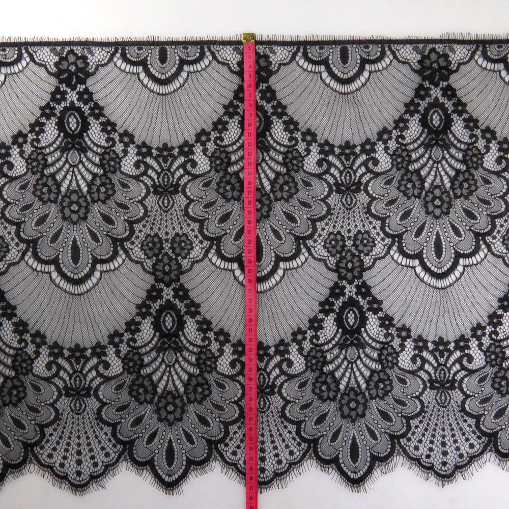 FREEDOMBEAUTY | Spot 47cm unilateral eyelash lace clothing underwear accessories decorative lace, trendy Shangjia lace wholesale