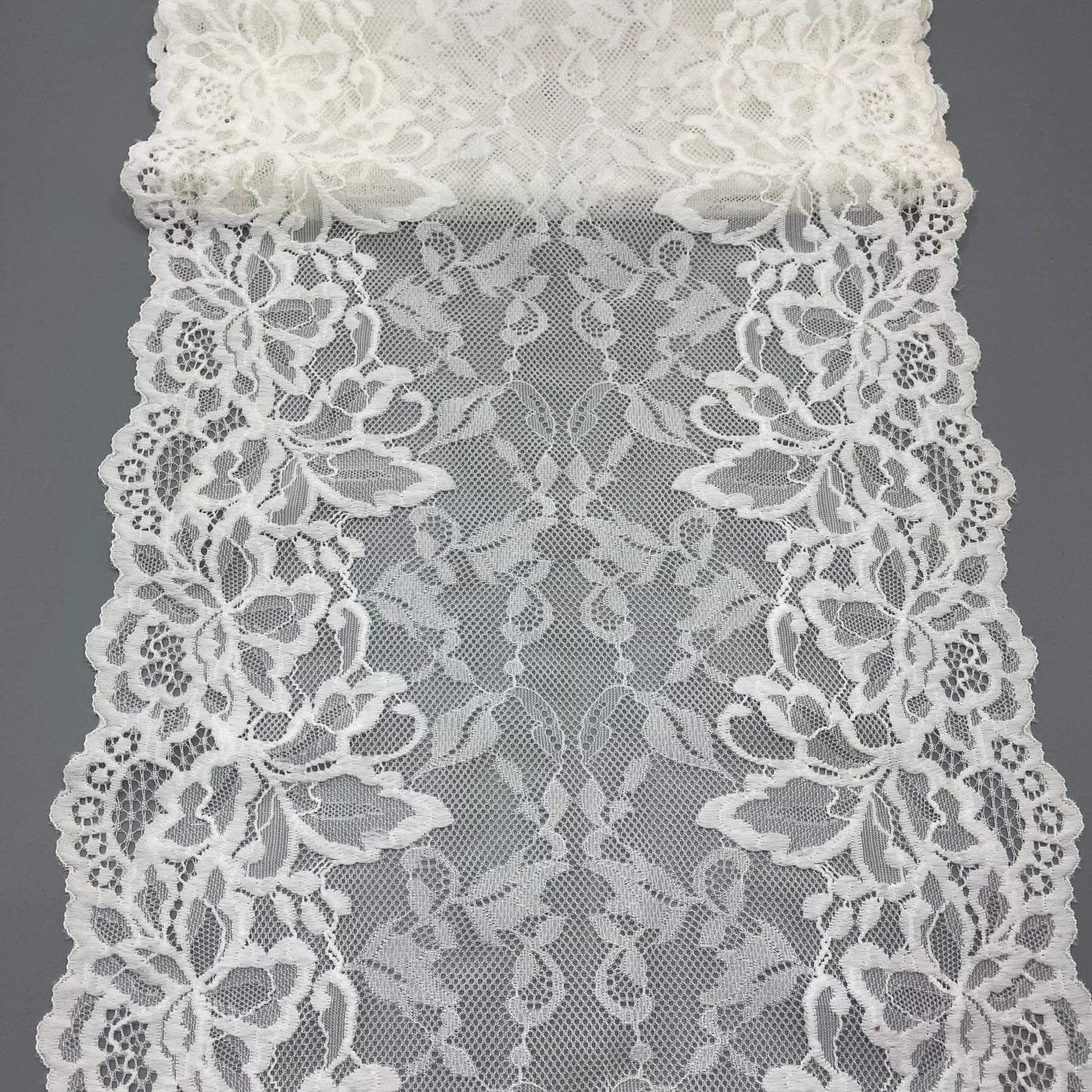 freedombeauty|29cm In Stock High-end Wedding Dress Lace Trim Nylon Lace Hollow Design Handmade Custom