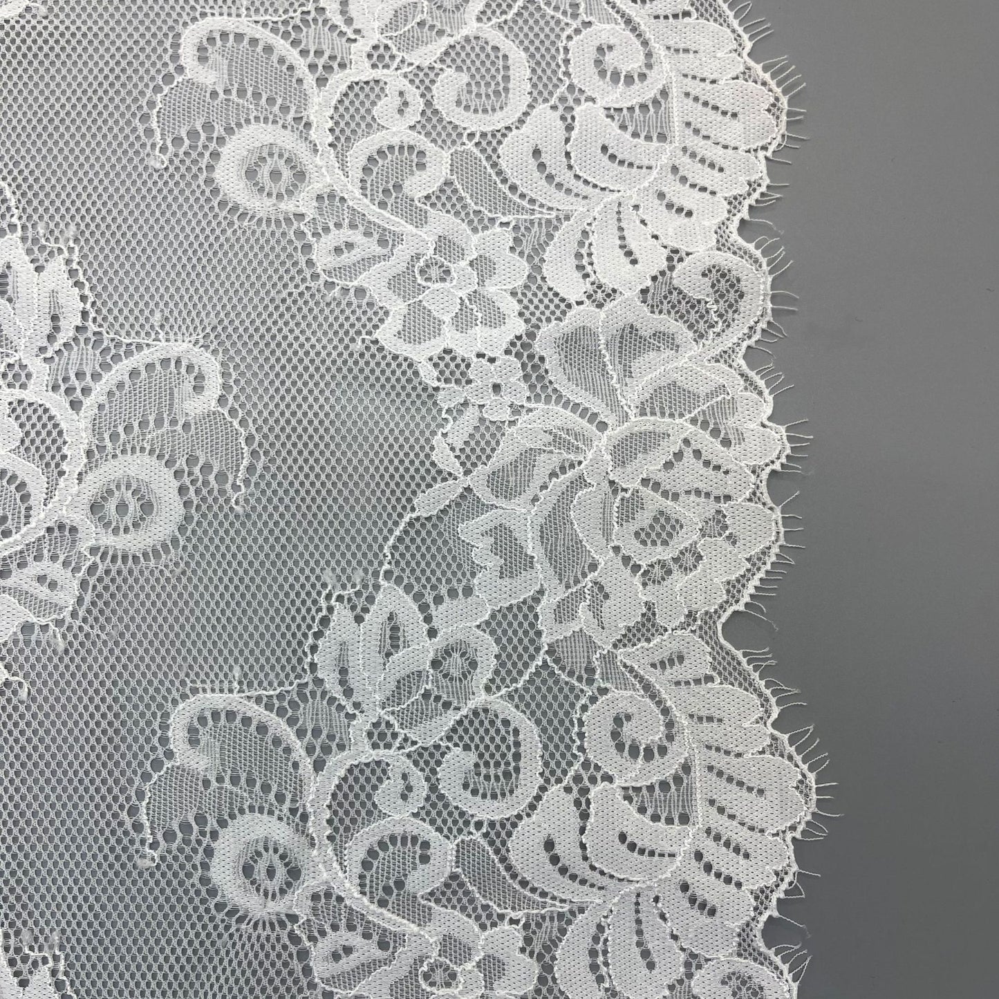 freedombeauty|22cm Elastic Eyelash French Elastic Lace Trim Wedding Dress Lingerie Accessories DIY Clothing