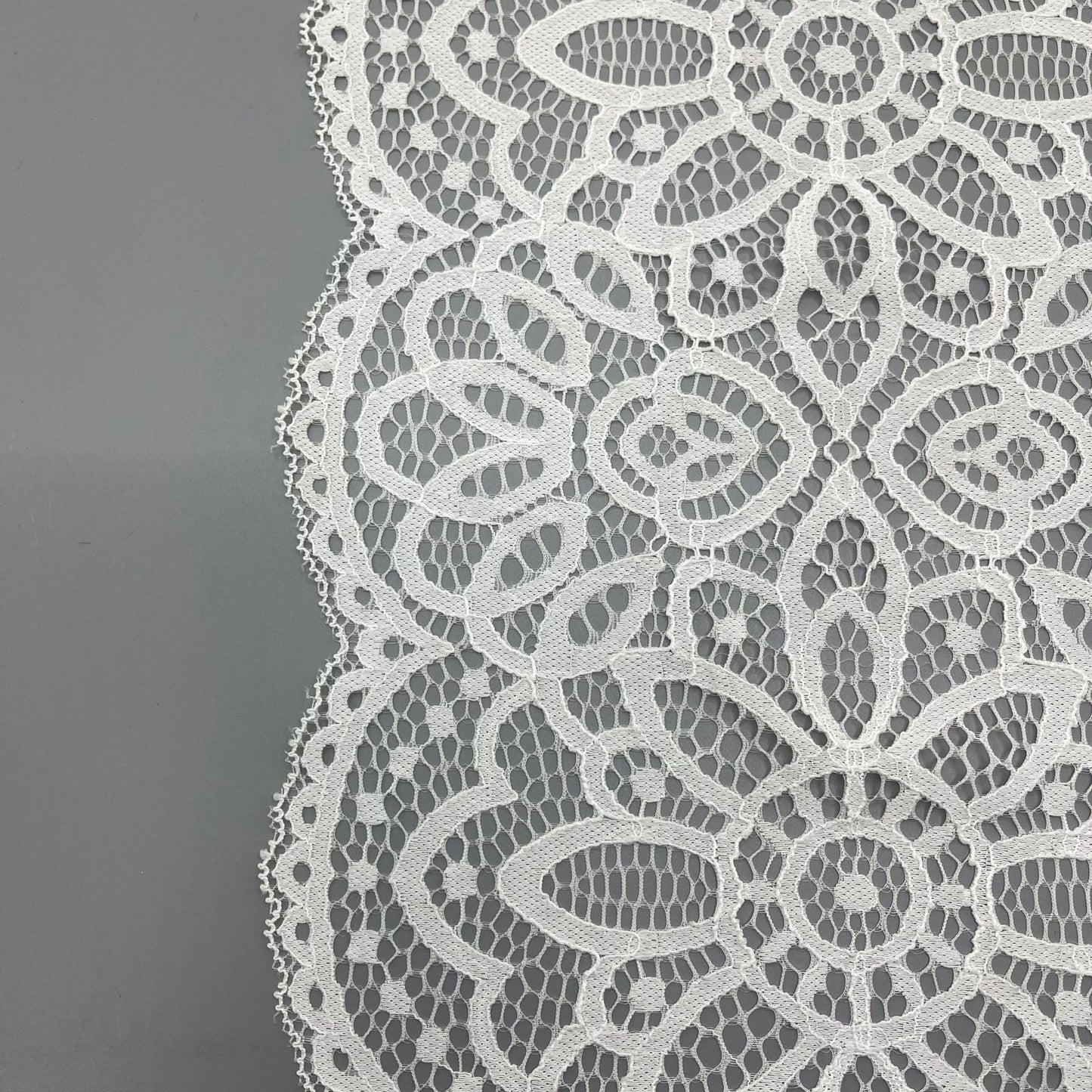 freedombeauty|21CM Handmade Elastic Lace Trim White Wedding Dress Hollow Lace Nylon DIY Clothing Accessories