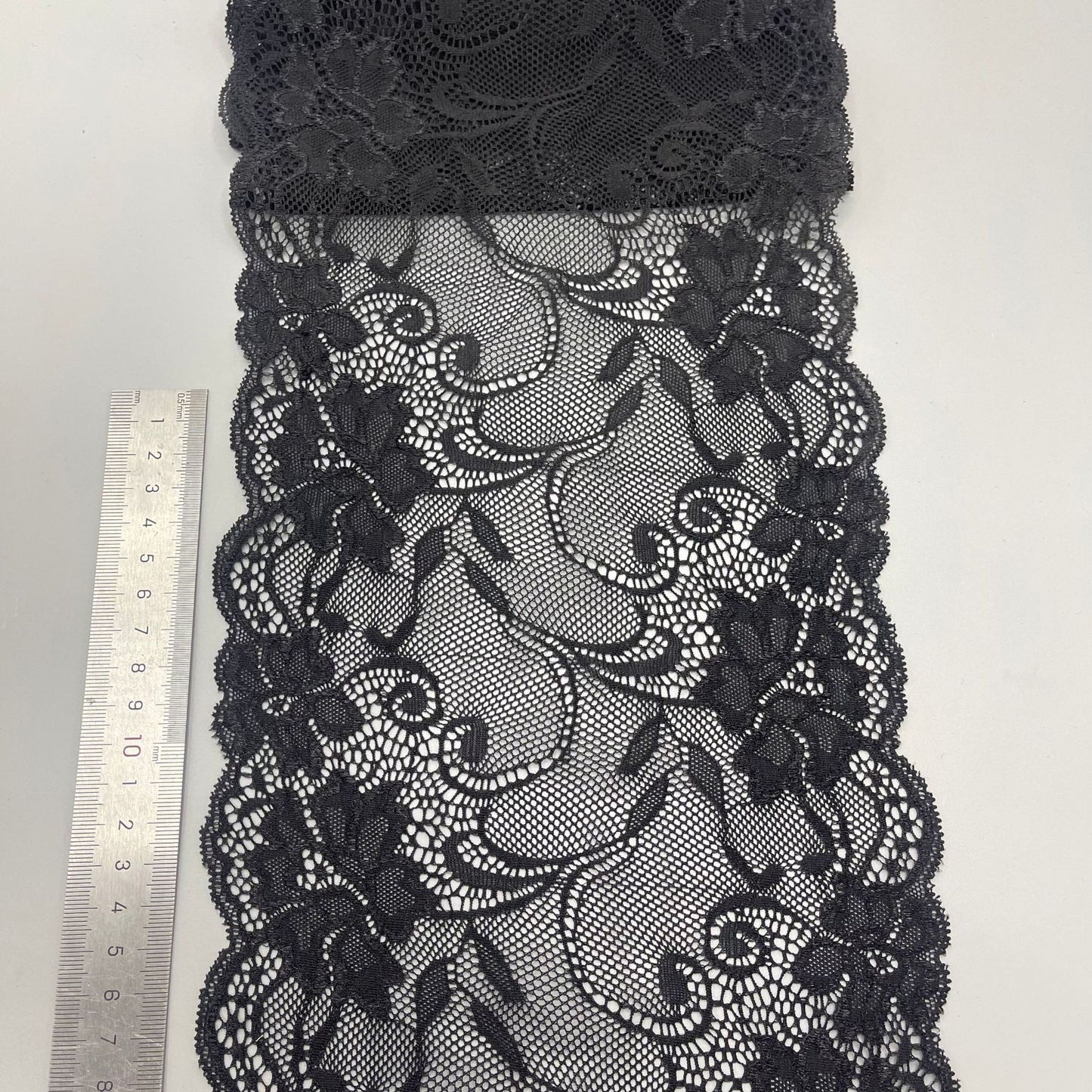 freedombeauty|18cm Lace Trim for Underwear and Wedding Dresses, Nylon Stretch Lace Trim, DIY Clothing Accessories