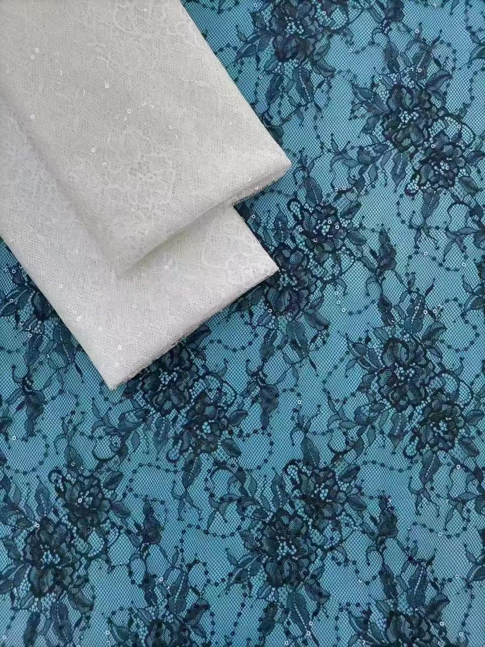 freedombeauty|Sequin Brocade Polyester Sequin Lace Fabric European and American Women's Clothing Tops Dresses Children's Clothing Shoe Materials Bags Lace Fabric