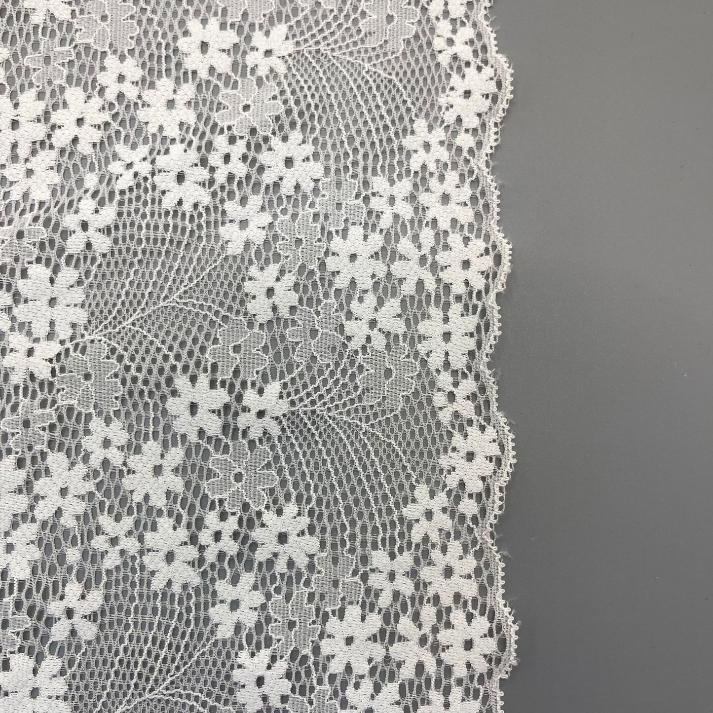 freedombeauty|22CM Nylon Lace Trim Elastic Lace Wedding Dress Underwear Skirt Accessories Materials