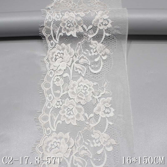 freedombeauty | Lace Trim Crown Single Edge Wave Soft Non-Elastic Computer Embroidered Clothing Accessories Eyelash