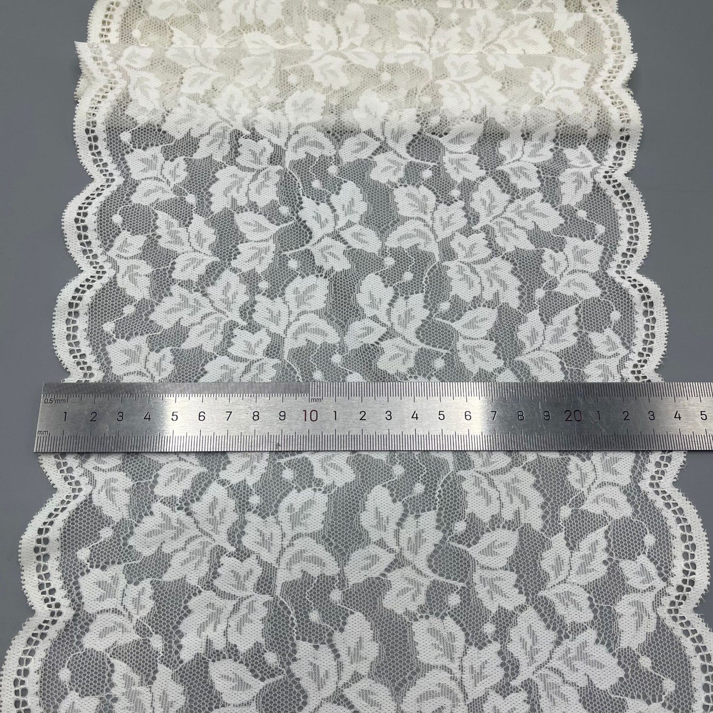 freedombeauty|24CM Lace Trim DIY Handmade Lingerie Wide Lace Trim Accessories Wedding Dress Decoration, Neckline, Hem