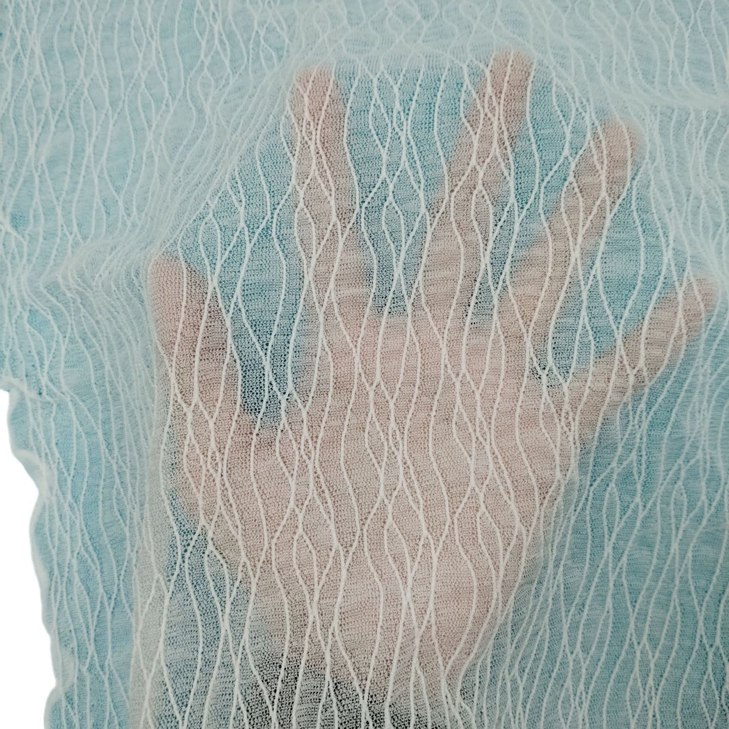 freedombeauty|Hot-Selling In-Stock Wavy Nylon Small Strip Lace Fabric for Women's Base Layer, Pajamas, Dresses, and Lace Trim