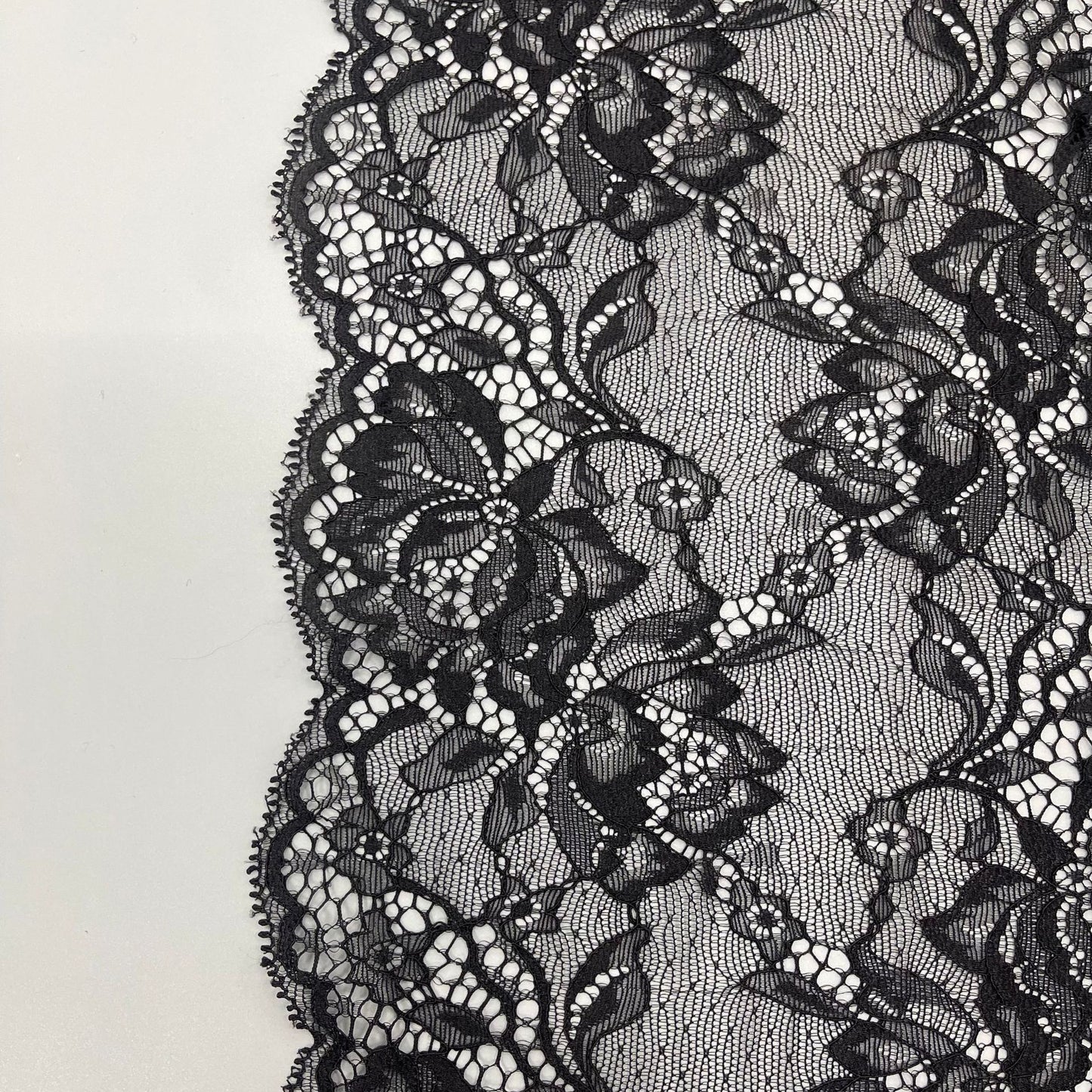 freedombeauty|20CM Double-Sided Elastic Lace Trim DIY Wedding Dress Clothing Lingerie Accessories Lace Supply