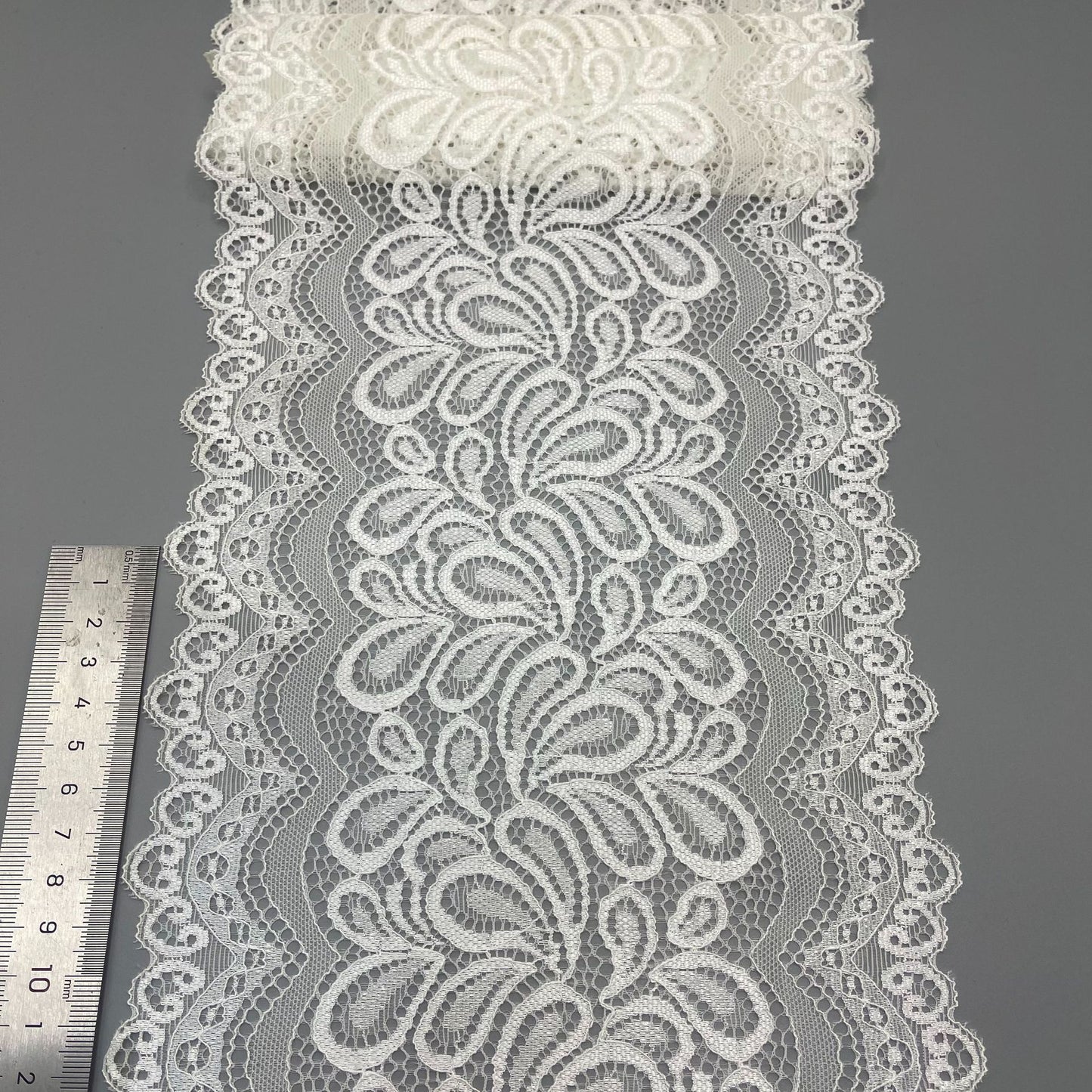 freedombeauty|18CM Multi-color Customizable Nylon Elastic Hollow Lace Trim Handmade Lace