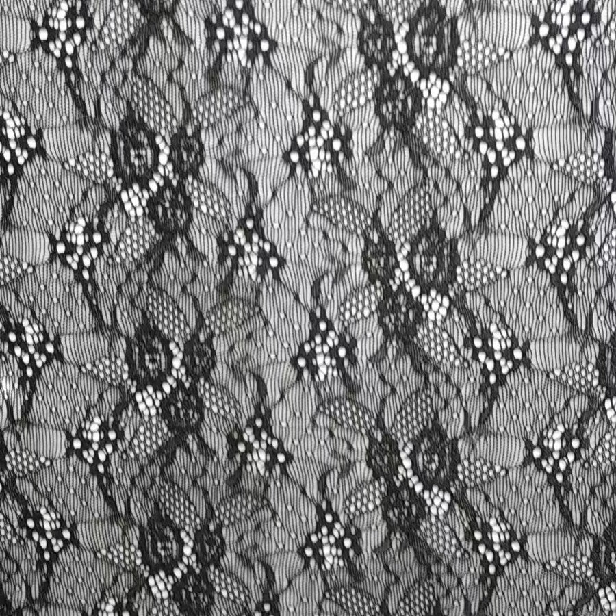 freedombeauty|Thin Nylon Stretch Lace Dot Three Flower Leaf Base Clothing Accessories Decoration Children's Clothing Pocket Bag