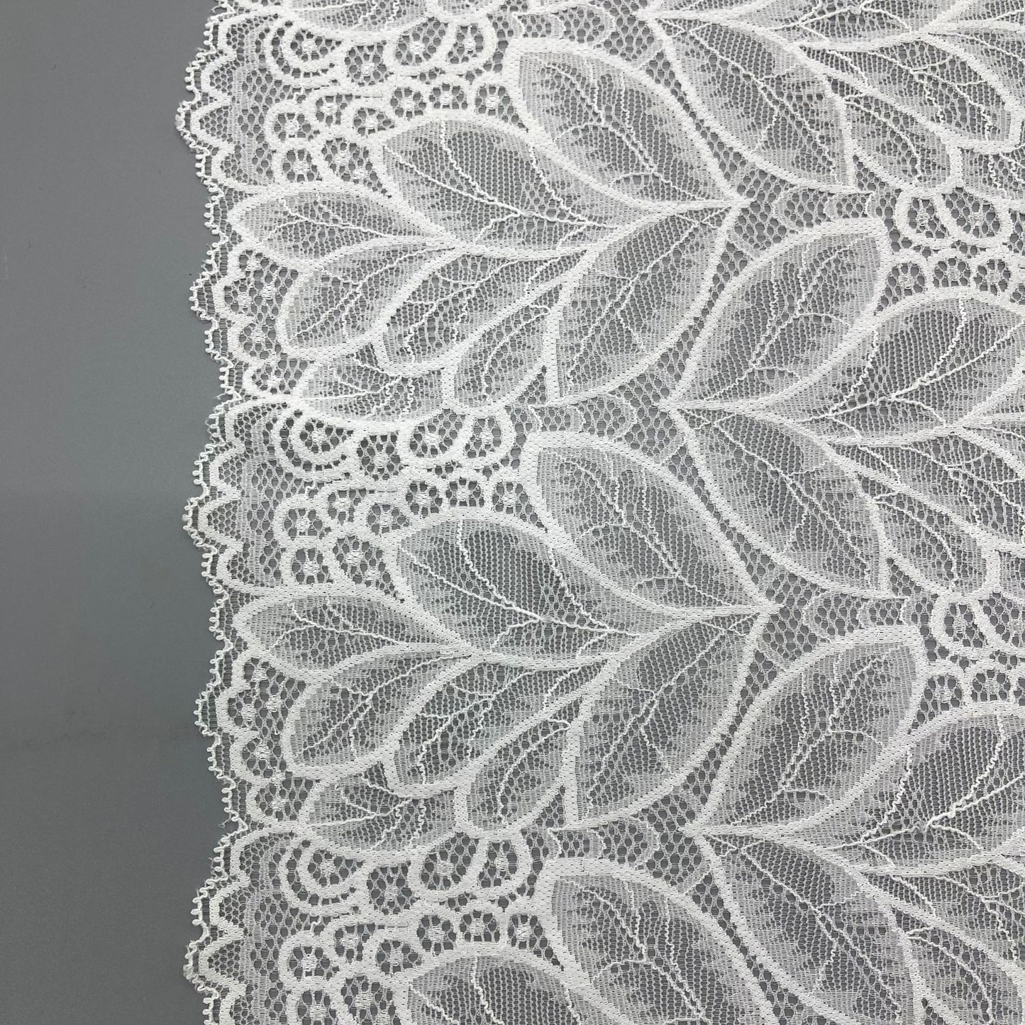 freedombeauty|20CM Outerwear and Underwear Garment Accessories Pure White Elastic Hollow Lace Nylon Lace