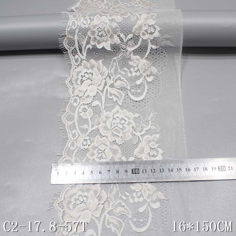 freedombeauty | Lace Trim Crown Single Edge Wave Soft Non-Elastic Computer Embroidered Clothing Accessories Eyelash
