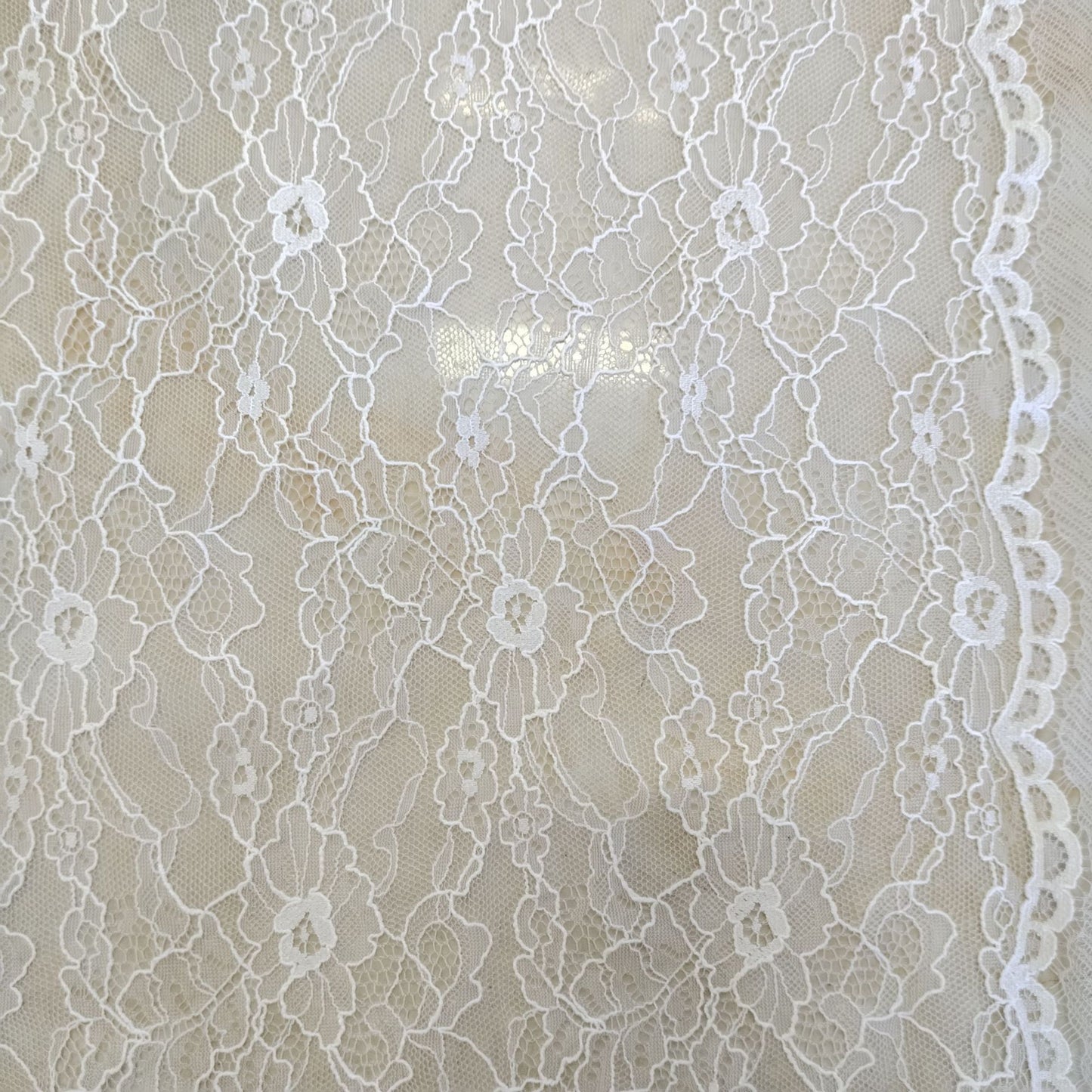 freedombeauty|Hot Selling In Stock Cotton Lace Fabric with Small Flower Hollow Mesh Base Wedding Dress Children's Clothing Accessories