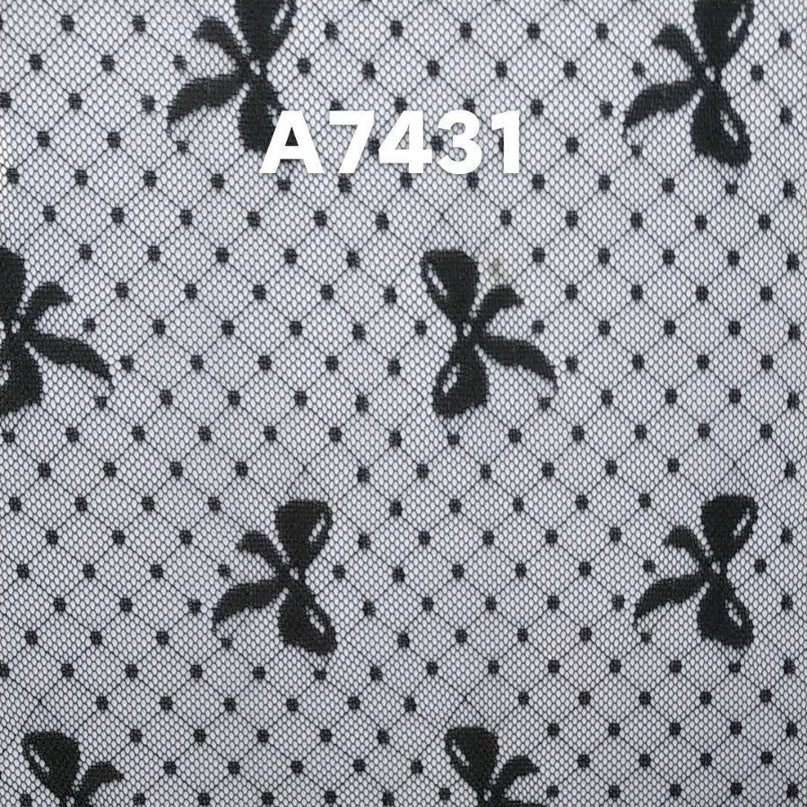 freedombeauty|Hot Selling Full Matte Lace Mesh Fabric Hollow Out Jacquard Mesh Fabric Small Flower Fabric Clothing Accessories
