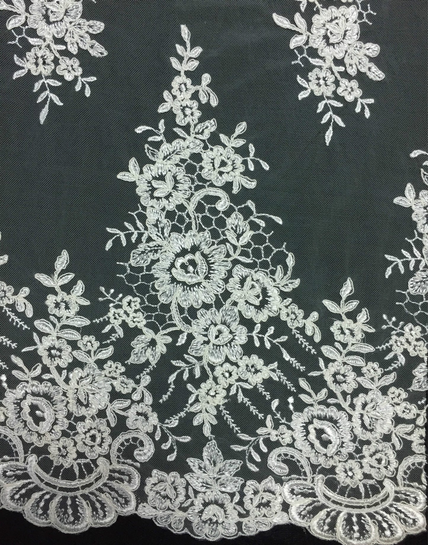 Freedombeauty | Direct Selling Car Bone Lace Veil Skirt Lace Accessories Three-Dimensional Bone Lace Fabric Wedding Dress Fabric