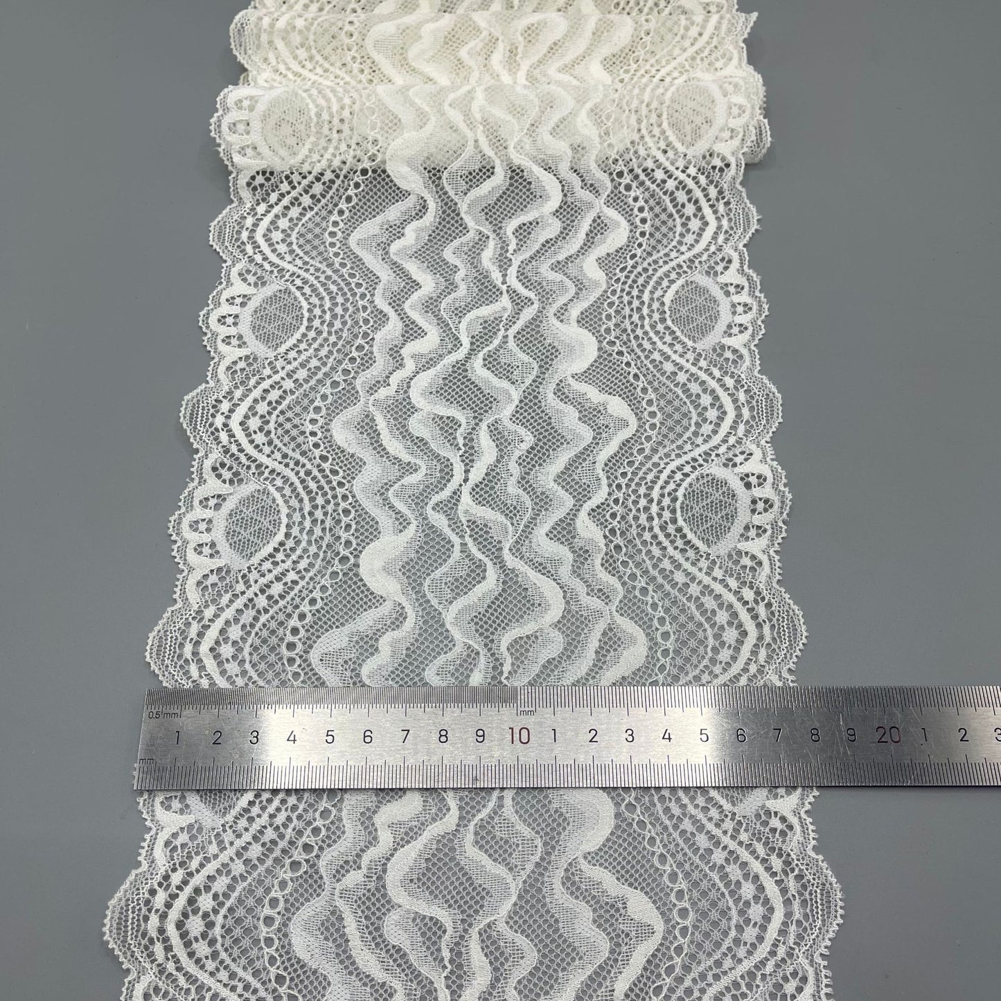 freedombeauty|18CM Sexy Lingerie Elastic Clothing Accessories Lace Trim Supply Suitable for Wedding Dress Decoration