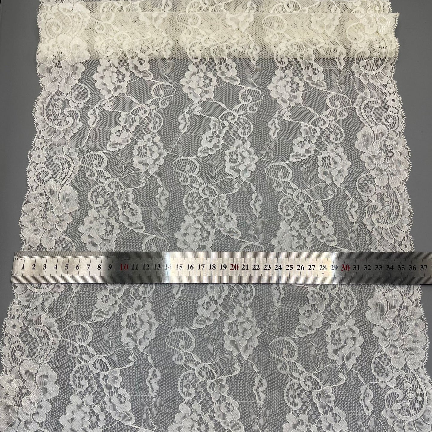 freedombeauty|36CM High-Quality Lace Trim In Stock Suitable for Lingerie and Wedding Dress Decoration