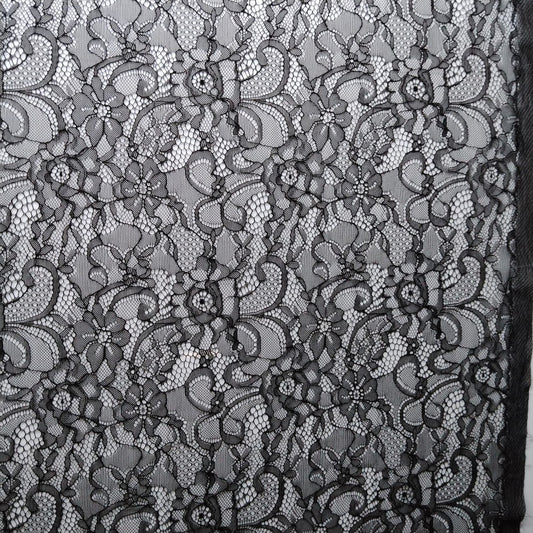 freedombeauty|New Nylon Lace Fabric Lightweight Soft Skin-friendly Double-sided Stretch Trim Rose Flower Women's Base Layer Underwear Fabric