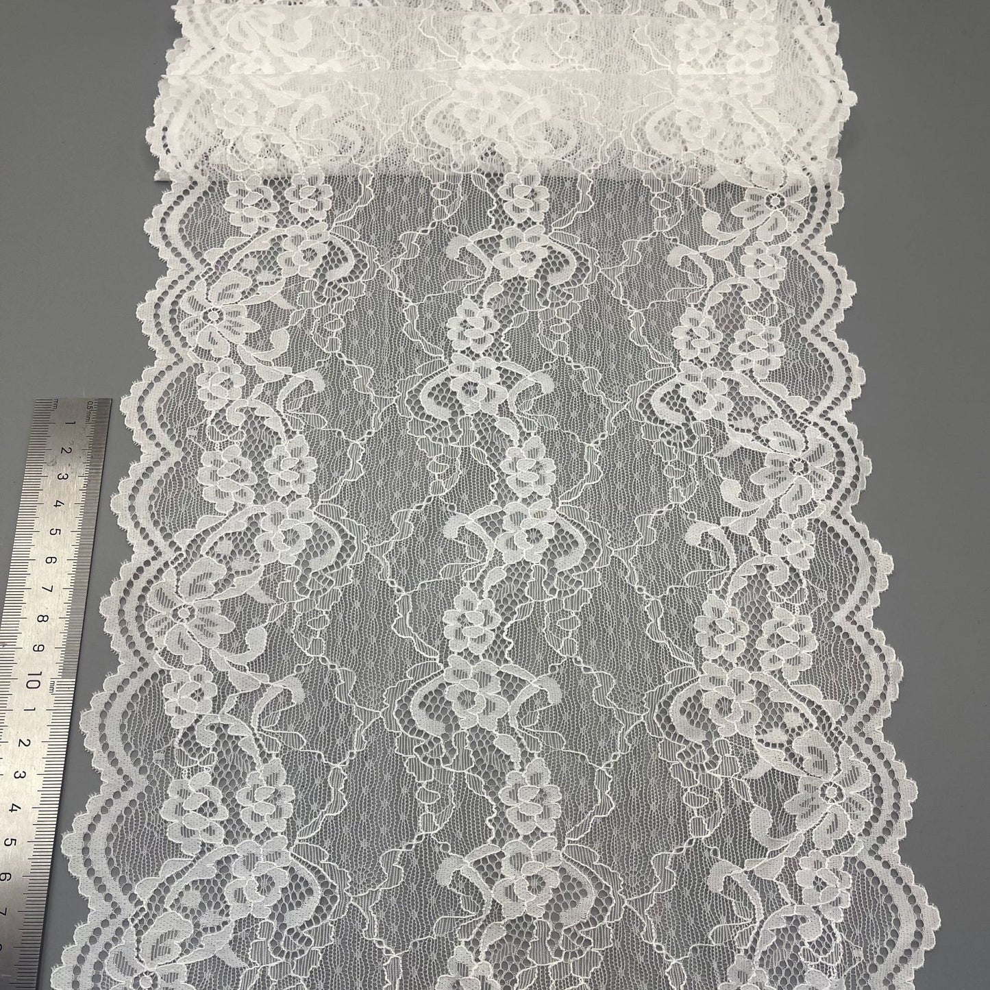 freedombeauty|26CM New Hollow Fabric Eyelash Lace Elastic Mesh DIY Wedding Dress, Gown, Lingerie Lace