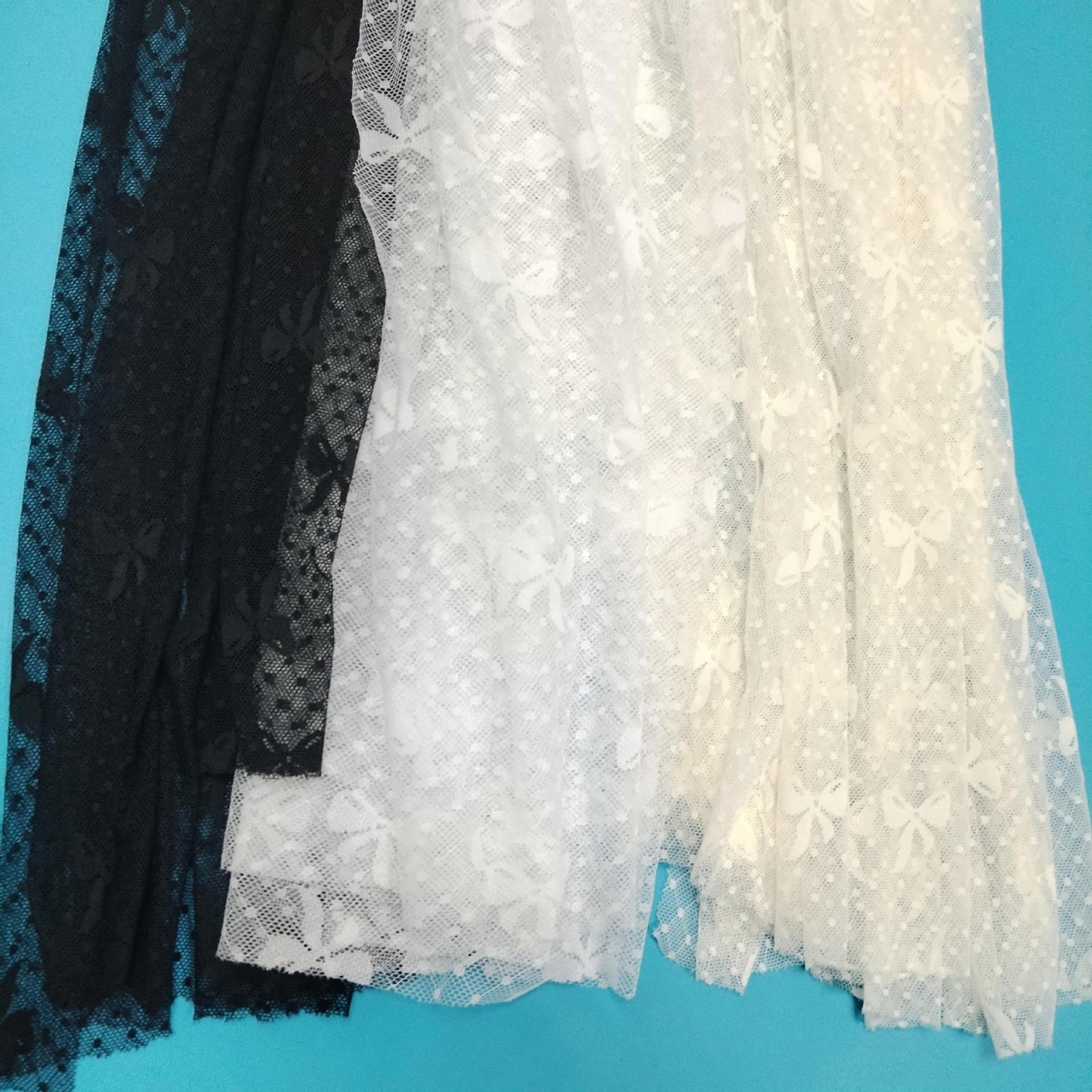 freedombeauty|Hot Selling Full Matte Lace Mesh Fabric Hollow Out Jacquard Mesh Fabric Small Flower Fabric Clothing Accessories