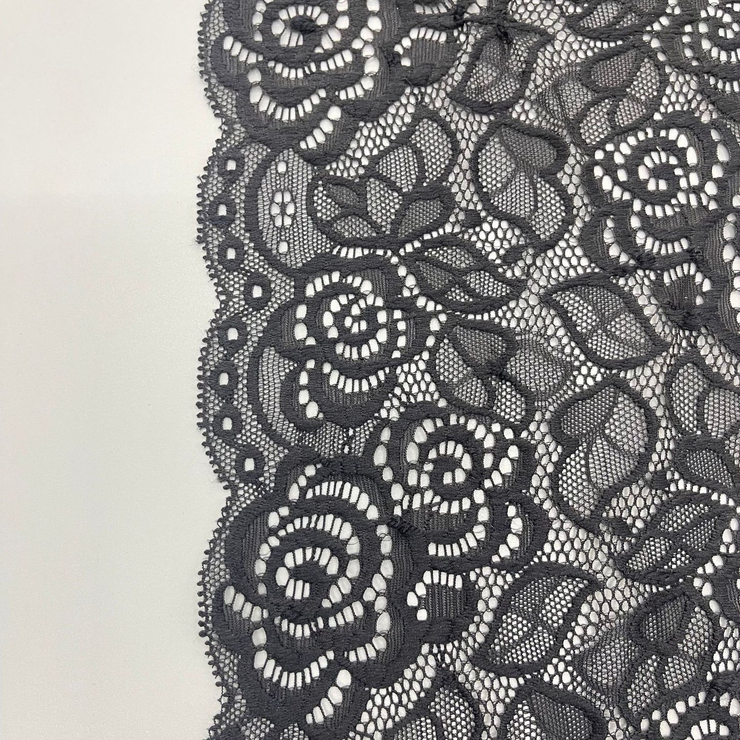 freedombeauty|17cm Stretch Nylon Lace Trim Handmade Wedding Dress Decoration White Hollow Lace High-end Lace