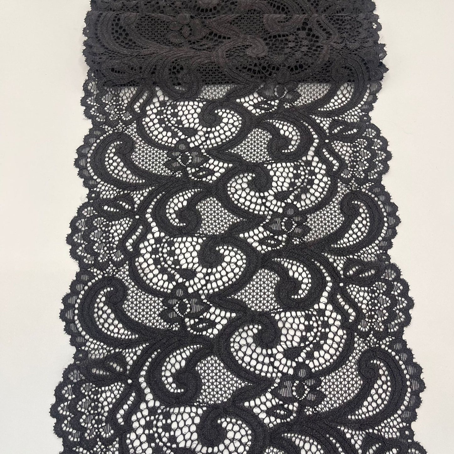 freedombeauty|21CM Lingerie Export Wedding Dress Handmade Lace White Elastic Hollow Lace Nylon Fabric Decoration