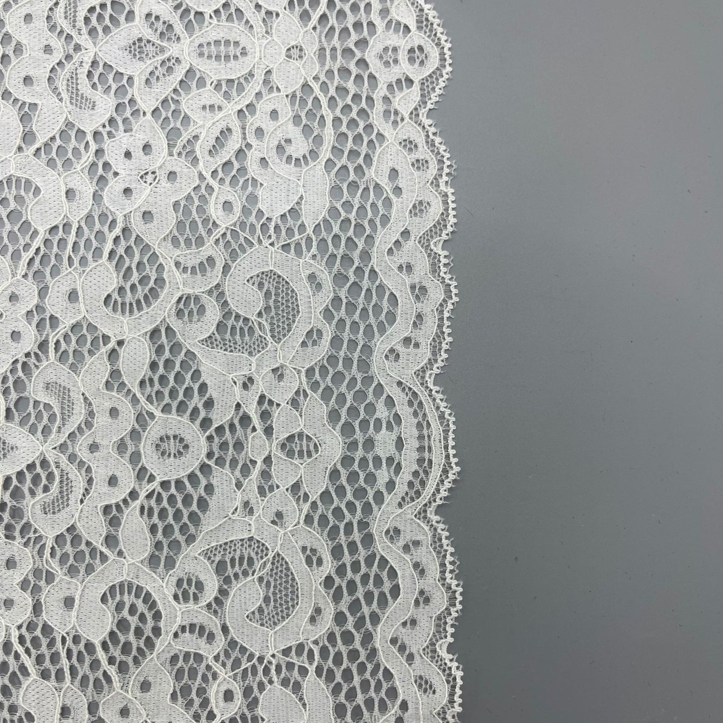 freedombeauty|17CM Nylon Wedding Dress Accessories White Elastic Hollow Lace Handmade Trim Accessories