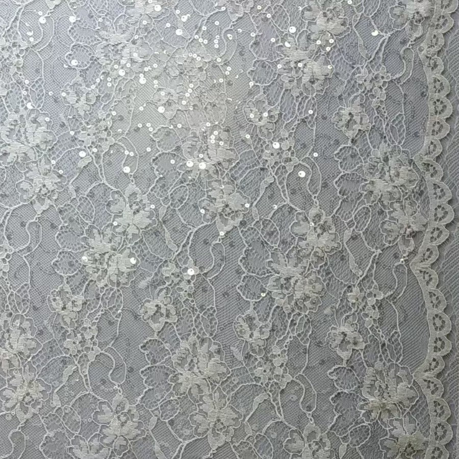 freedombeauty|Sequin Thin Nylon Stretch Lace Wedding Dress Three Flower Leaf Base Clothing Accessories Decoration Children's Pocket Bag