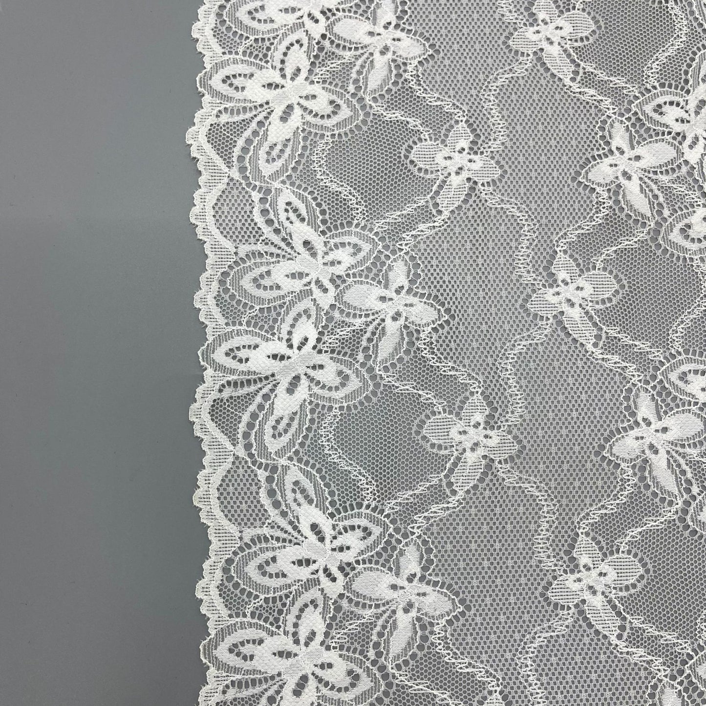 freedombeauty|20CM Elastic Guipure Lace Knitted Nylon Silk Garment Underwear Edge Thickened