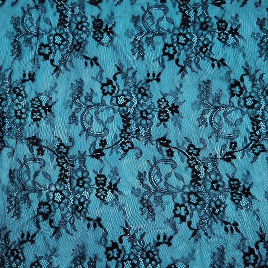 freedombeauty|New Nylon Lace Fabric Lightweight Soft Skin-friendly Double-sided Stretch Trim Rose Flower Women's Base Layer Underwear Fabric