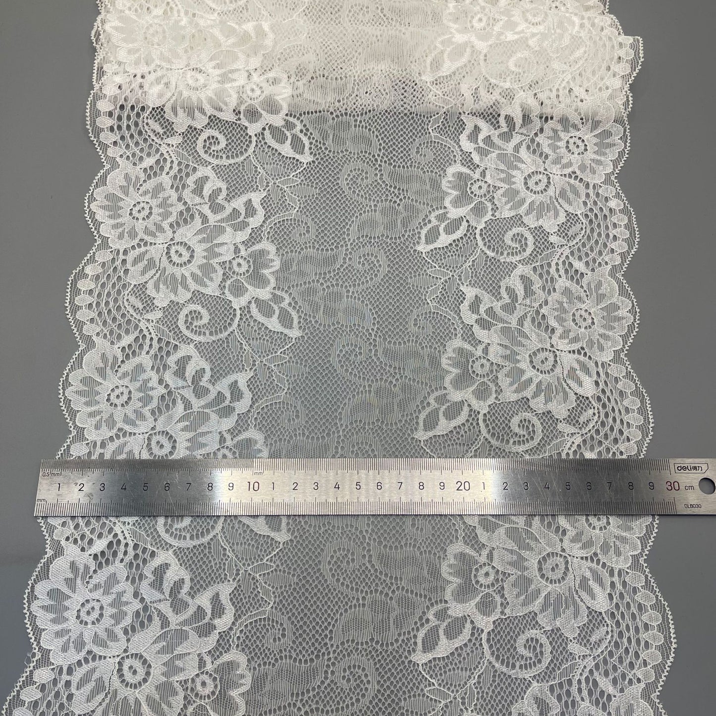 freedombeauty|29CM White Wedding Dress Lace Trim Elastic Hollow Lace Nylon Design DIY Lace
