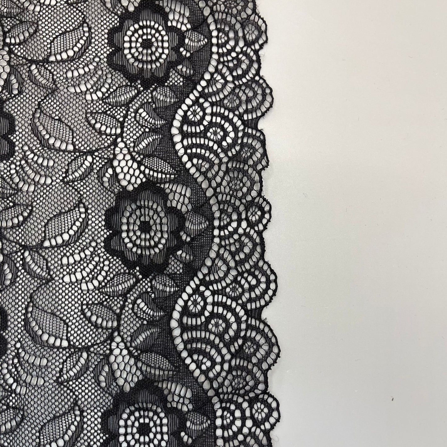 freedombeauty|18CM Nylon Lace Trim Elastic Lace Trim Wedding Dress, Lingerie Hem, Gloves, Socks Accessories