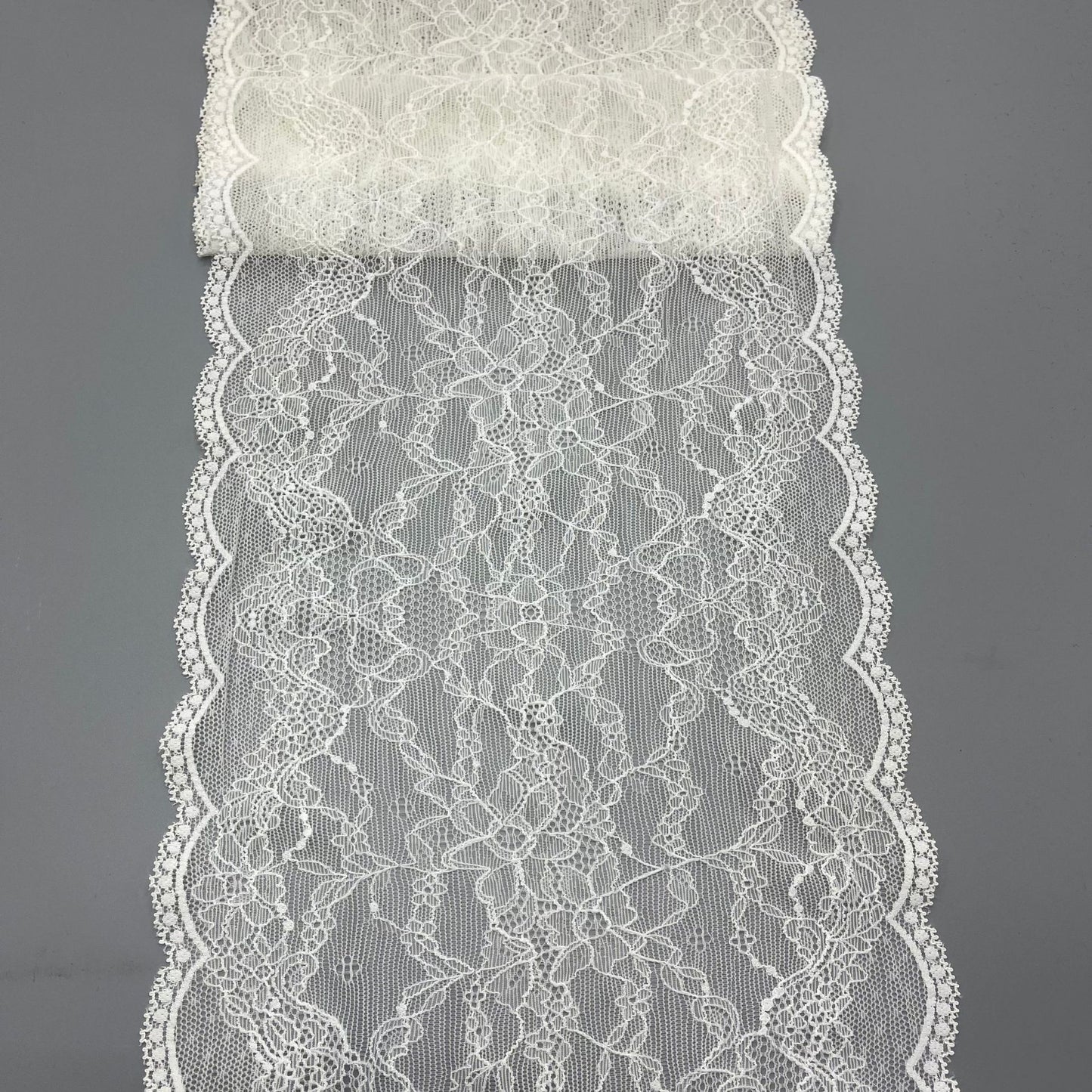 freedombeauty|20CM Wedding Dress Accessories White Nylon Elastic Hollow Lace Trim Panty Lace E-commerce