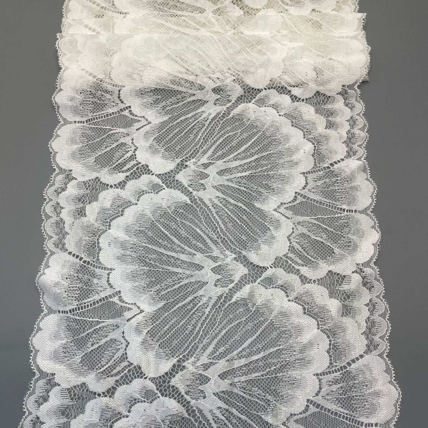 freedombeauty|23CM Wavy Lace Trim Wedding Dress Lingerie Accessories DIY Decoration Hot Sale