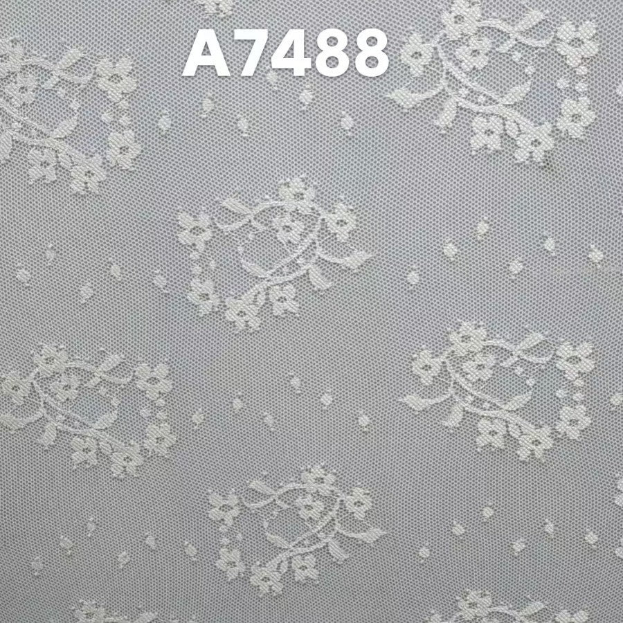 freedombeauty|Lace Fabric Nylon Eyelash Lace Fabric Wedding Dress Lace Accessories Full Lace Fabric In Stock