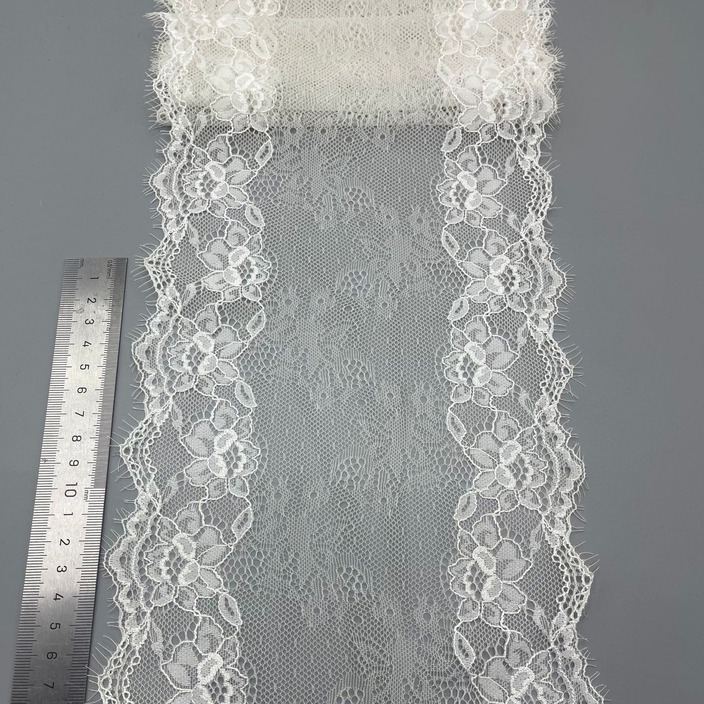 freedombeauty | 18cm French Elastic Eyelash Direct Supply High-Quality Lace Trim Accessories Suitable for Home Decorations