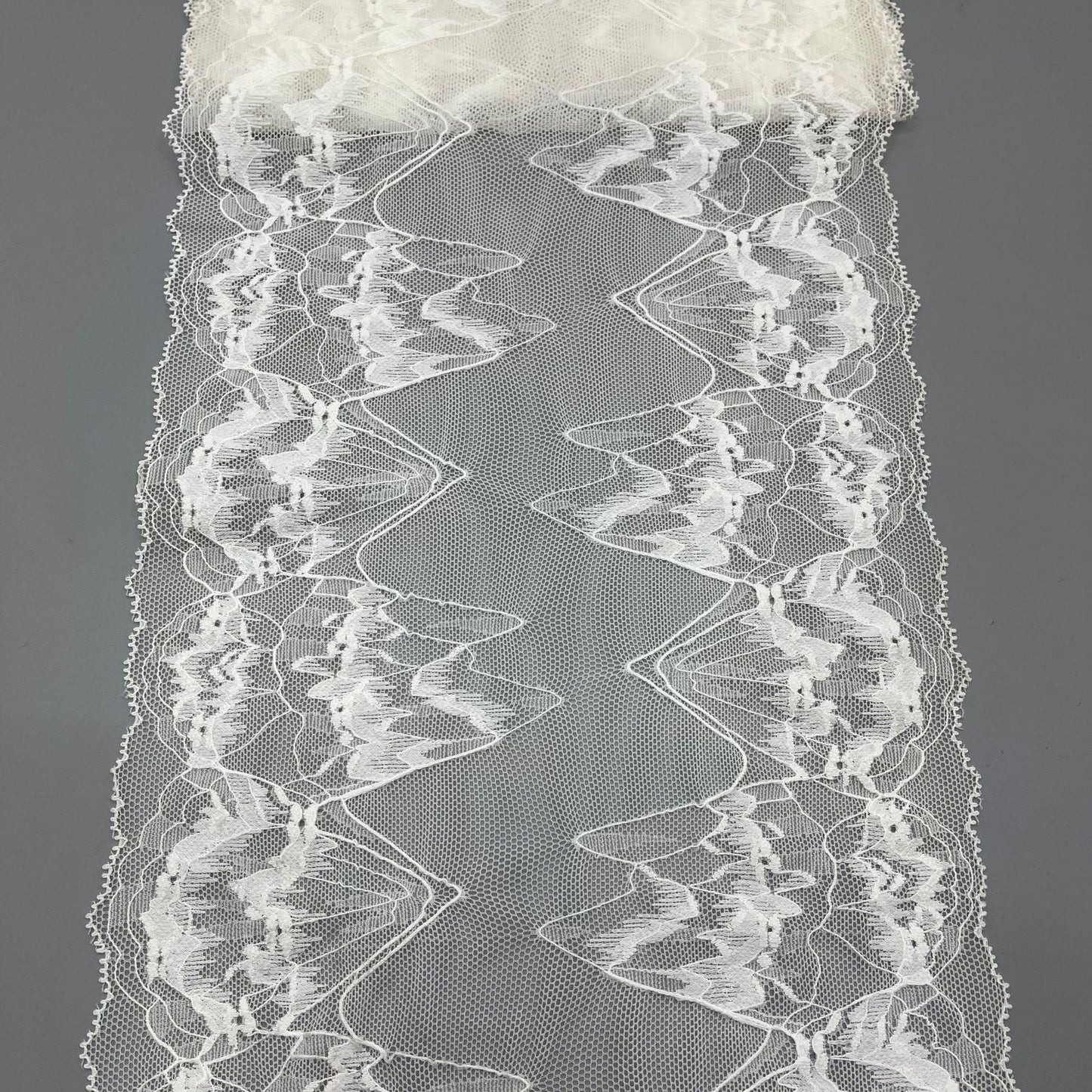 freedombeauty|21CM Water-Soluble Lace Milk Silk Polyester Silk Embroidery Fabric Women's Dress Lace Trim