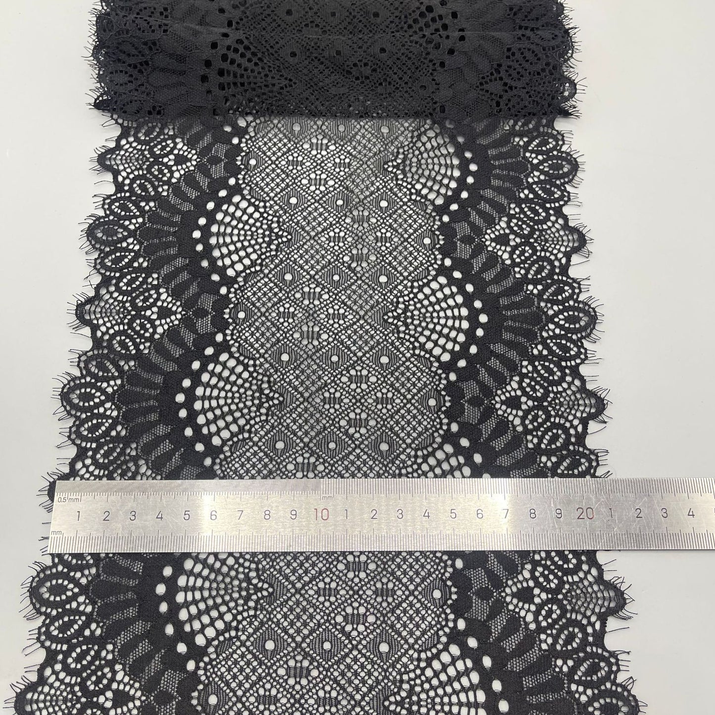 freedombeauty|20CM Elastic Eyelash New Hollow Fabric Eyelash Lace DIY Wedding Dress Lingerie Lace Trim
