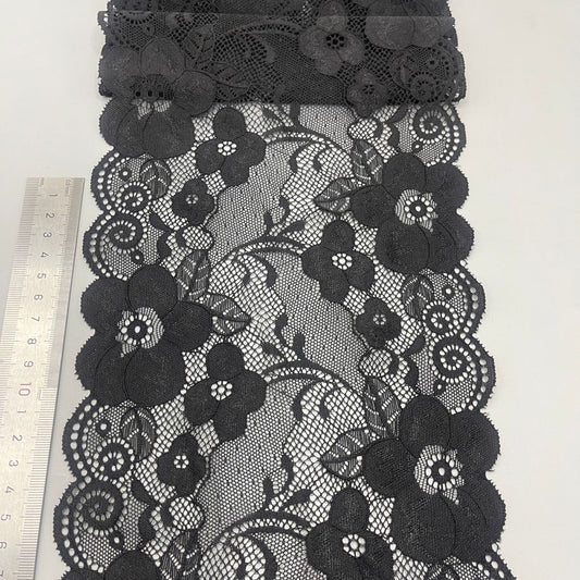 freedombeauty|17CM Nylon Elastic Lace Trim Wedding Dress Underwear Accessories DIY Handmade Lace Trim