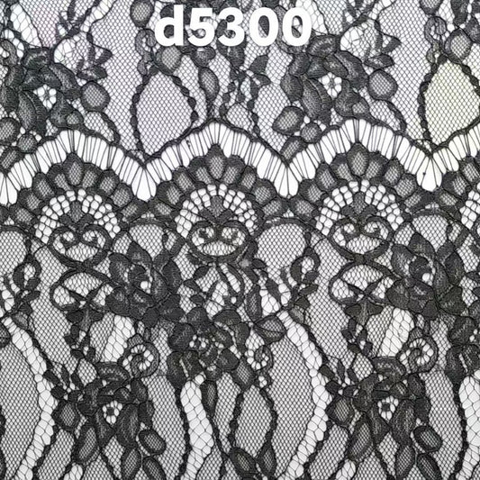 freedombeauty|Polyester Lace Fabric Eyelash Full S-Shaped Segment Long Eyelash Connective Wedding Dress Dress Shirt Decoration for Children