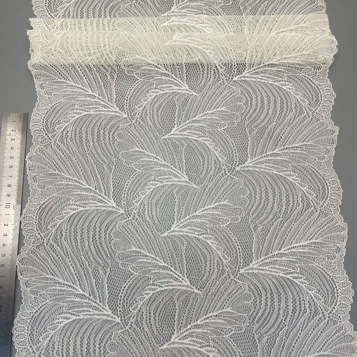 freedombeauty|33CM Elastic Lace Trim Supplies Suitable for Various Clothing and Home Decor