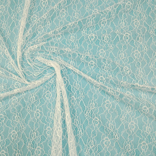 freedombeauty|Lace Fabric Nylon Thin Lace Wedding Dress Hollow Out Clothing Curtain Nylon Skirt Top Decoration