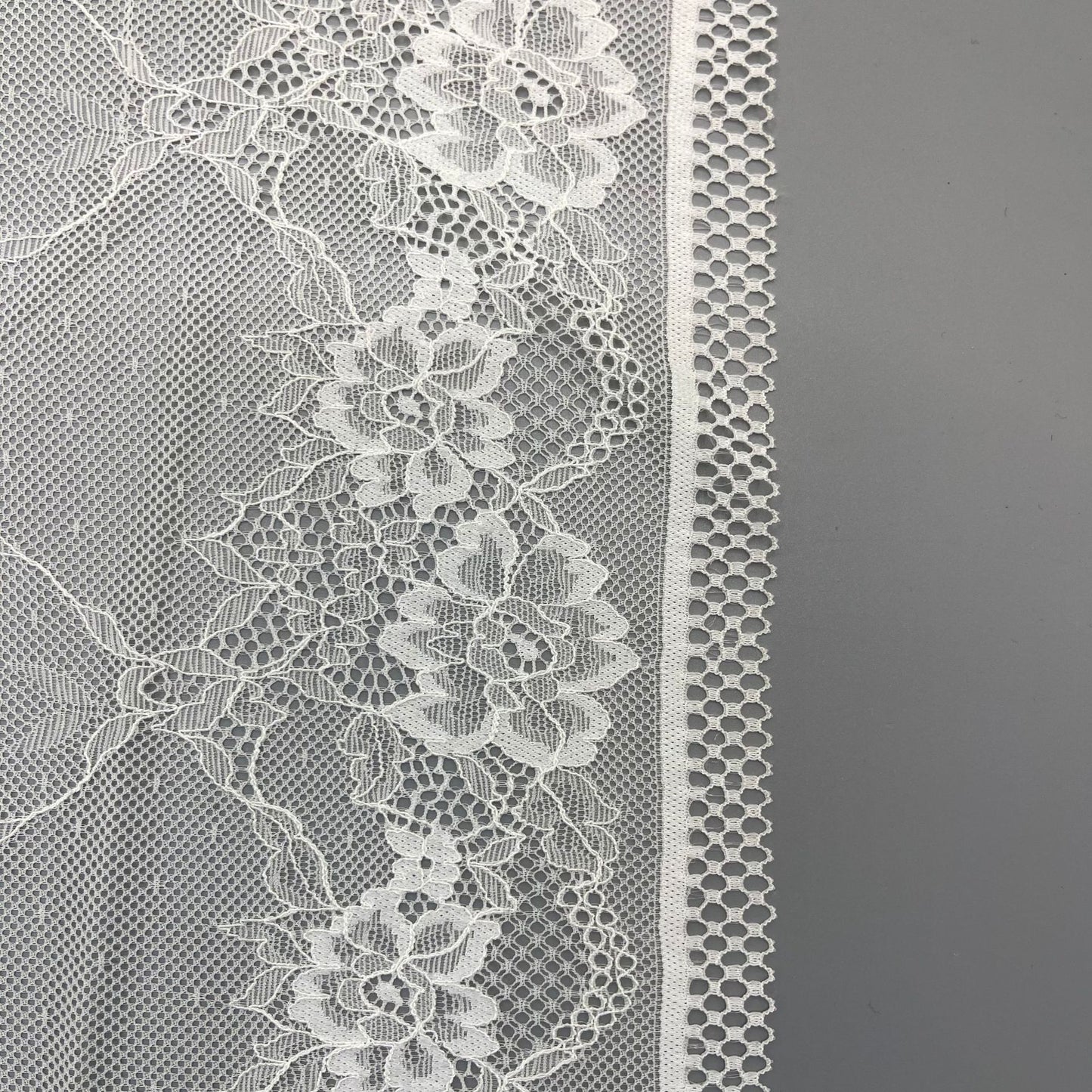 freedombeauty|24CM Nylon Lace Trim Elastic Lace Wedding Dress Underwear Skirt Accessories Materials