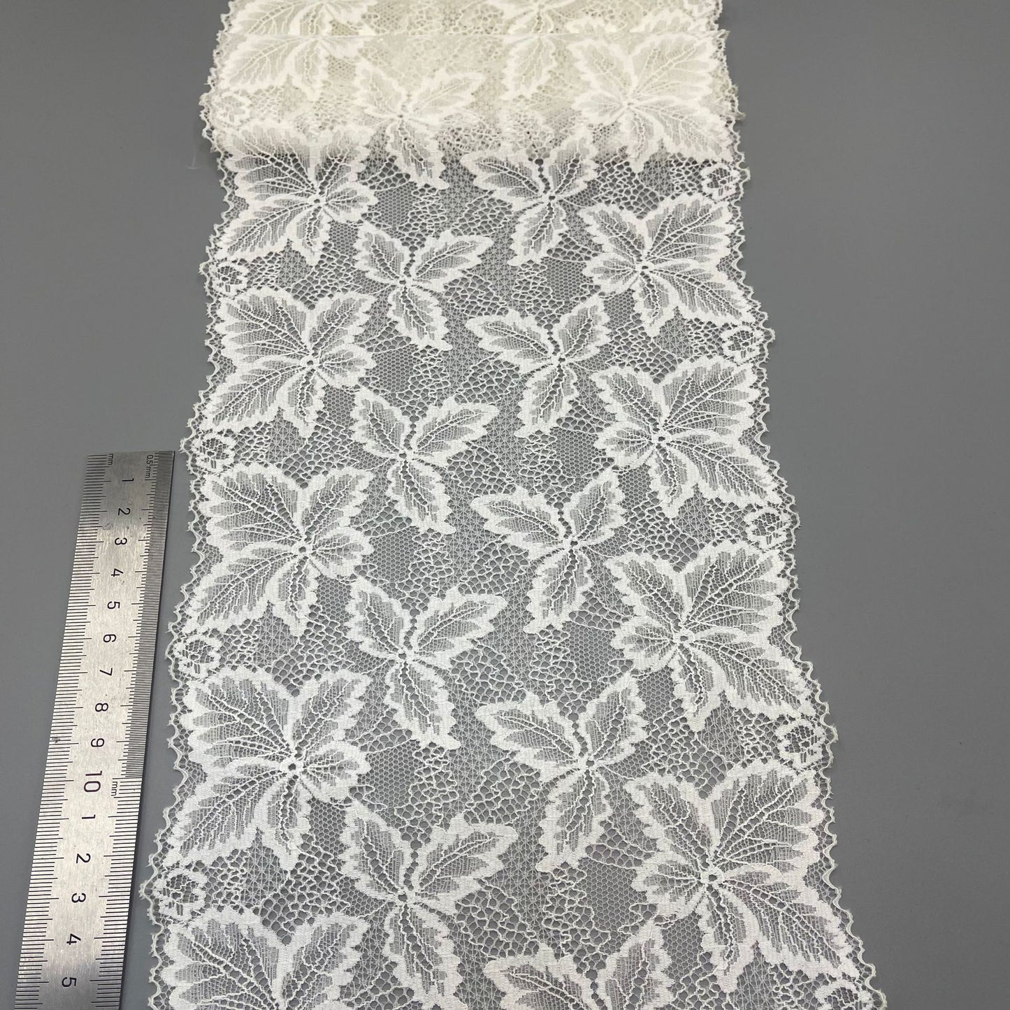 freedombeauty|18CM White Wedding Dress Lace Trim Elastic Hollow Lace Nylon Design DIY Lace E-commerce