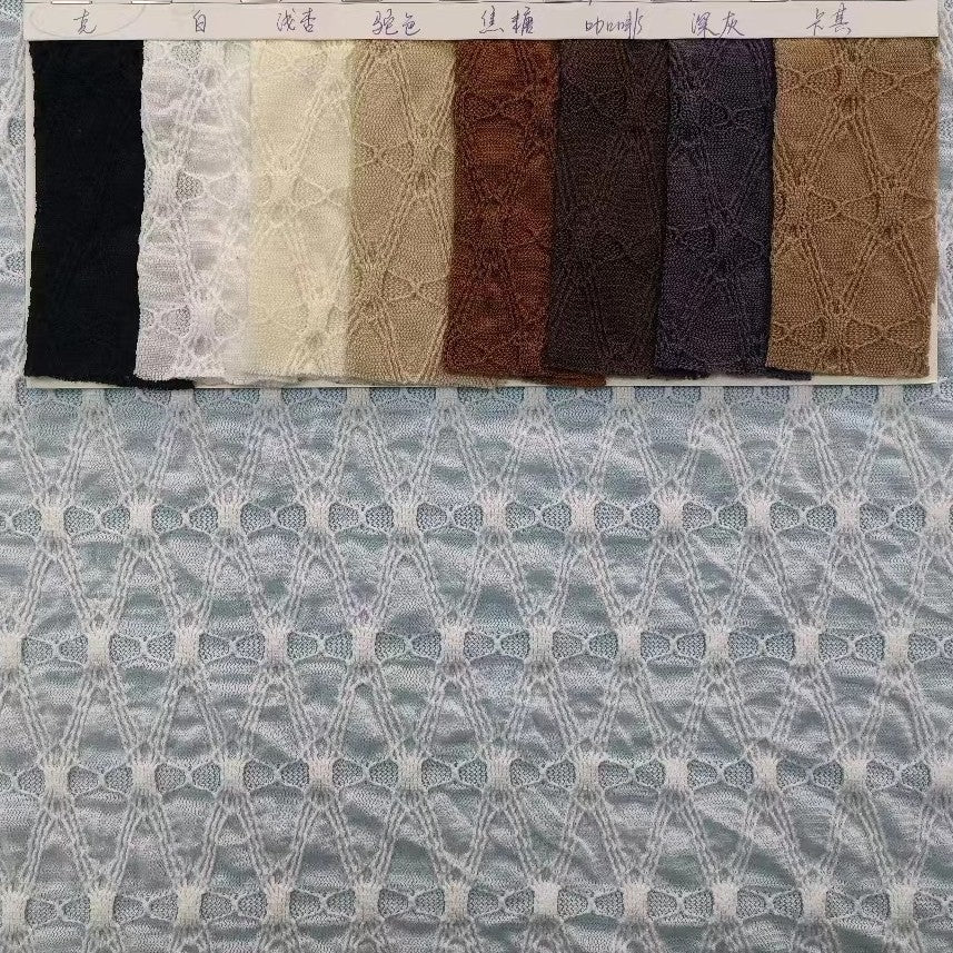 freedombeauty|Hot Bubble Lace Fabric Elegant Soft Dress Fashion Gown Wedding Dress Accessories Decorative Lace Fabric Cuffs