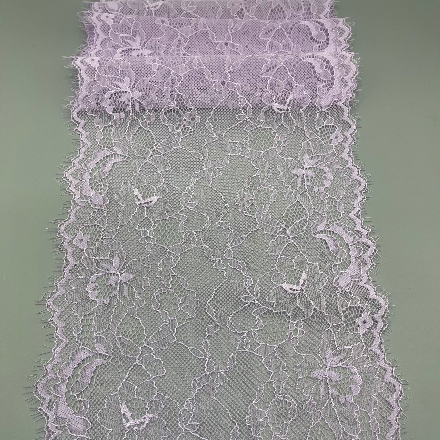 freedombeauty|21cm Eyelash Elastic Underwear DIY Wedding Dress Accessories Nylon White Hollow Lace Trim Design